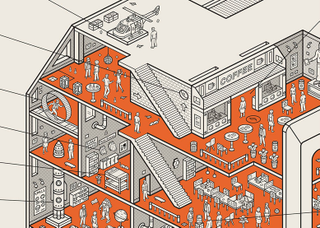 Illustration for article titled Can You Spot All the Apple Gags in This Poster of a 1984 Macintosh?